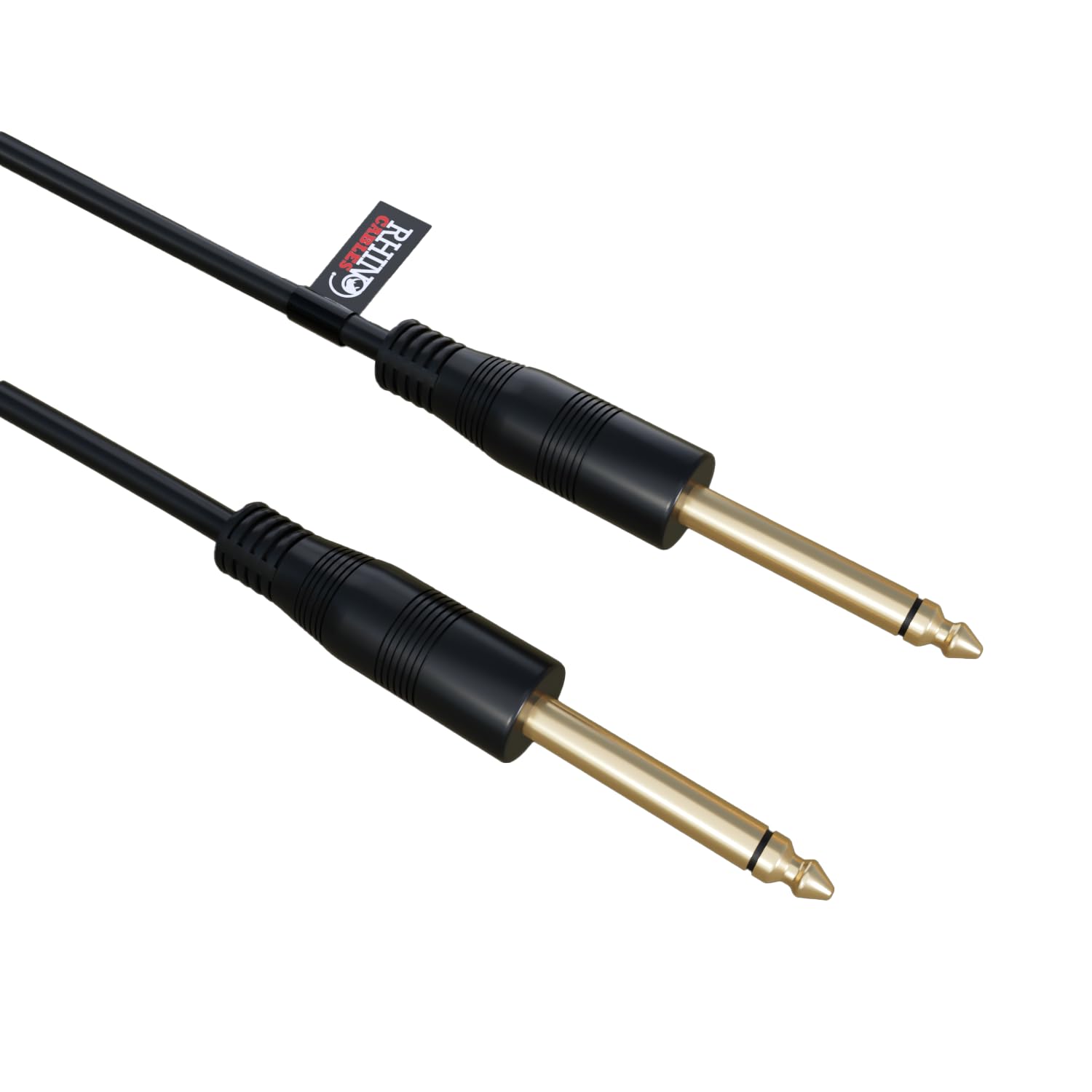 6.35mm Guitar Lead Mono 1/4" Jack Cable GOLD