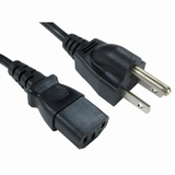 2m US Plug to C13 Mains Lead